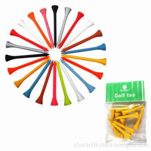Plastic Golf Tees, Customized Logos, Designs and Packages Available